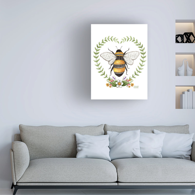 Art sur toile «bolice Melinda Hipsher Bee», H 24 po x l 18 po