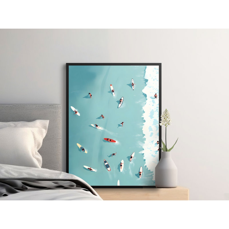Reena 1 Piece Floater Frame Wall Art, 24x36