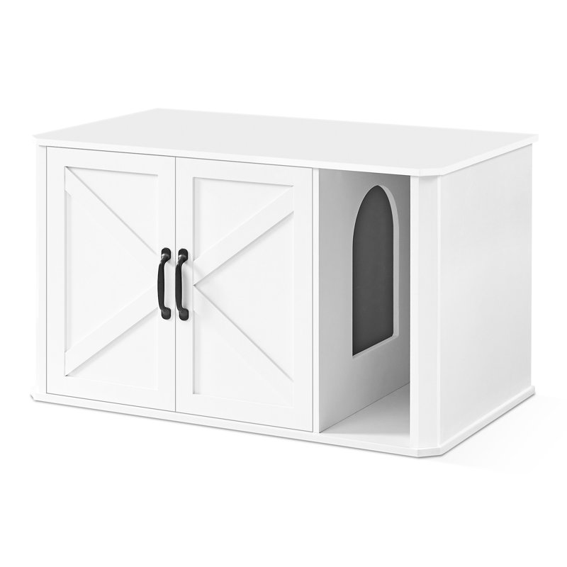 Litter Box Enclosure, White