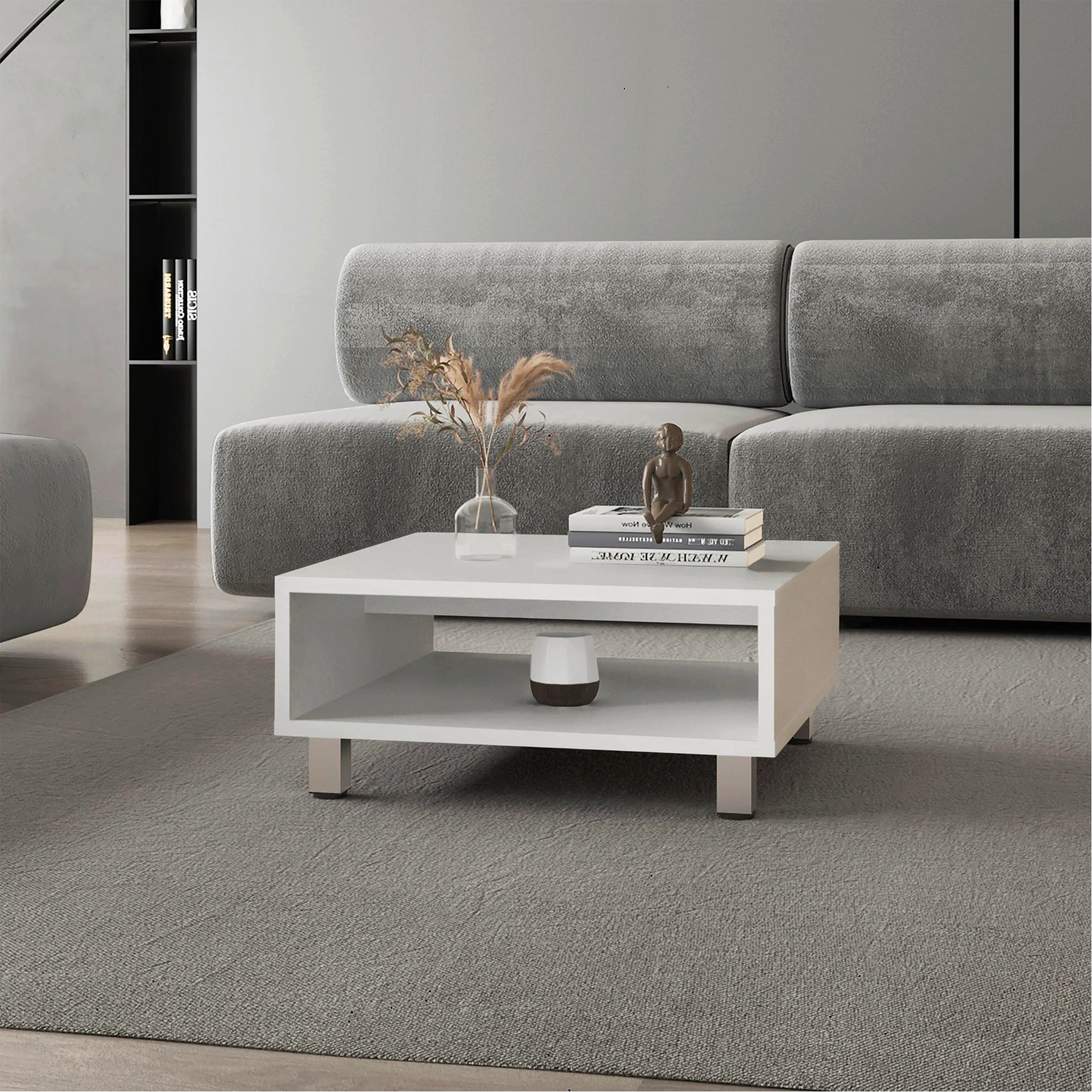 Latitude Run® Coffee Table With Open Storage - Wayfair Canada