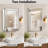 22'' x 30'' Recessed or Surface Beaded Retro Bathroom Medicine Cabinet with Mirror and Adjustable Shelves（New Version）-32352471