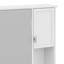 Armoire à pharmacie de salle de bain, armoire de rangement murale avec miroir, tablette ouverte-2135986607
