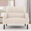 Fauteuil d'appoint ergonomique en velours côtelé Corduroy-529065583