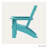 POLYWOOD Modern Curveback Adirondack Chair-39378570