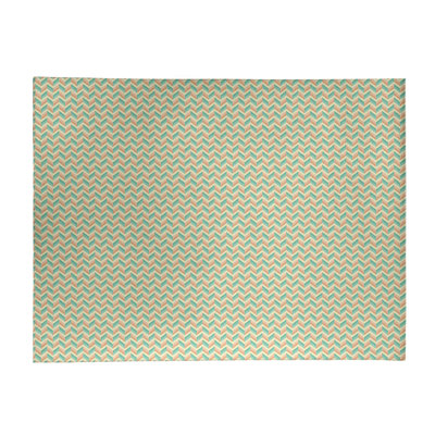 Tapis à chevrons vert/kaki area