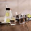 Ensemble de pichet en verre 5 pièces LUMA, carafe à eau 1,5 L avec couvercle et 4 verres assortis de 330 ml, service de boisson moderne pour jus, thé glacé et eau