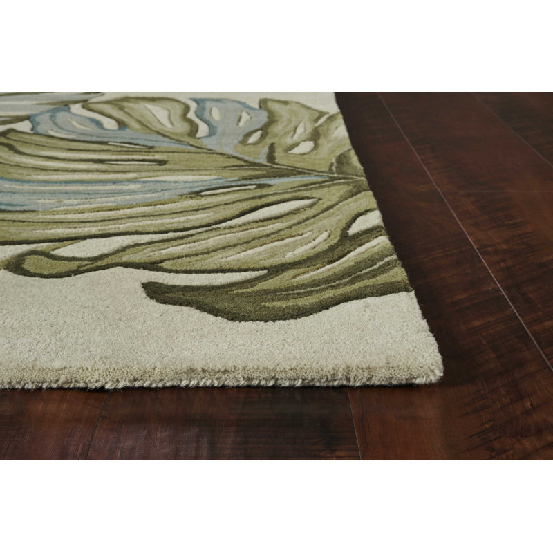 Tapis en laine ivoire 66 po x 66 po