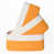 White/Orange
