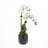 22 " Faux Orchid in Ceramic Pot