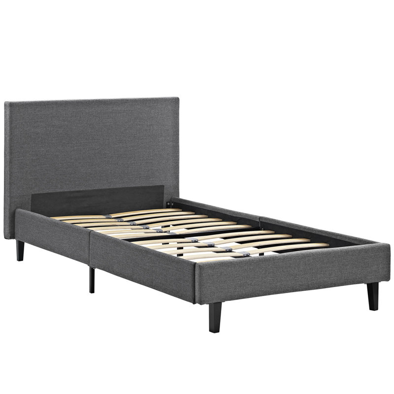 Base de lit Modway, Gris, Simple