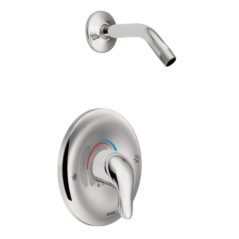Chateau Posi-Temp Shower Faucet Trim with Lever Handle, Chrome
