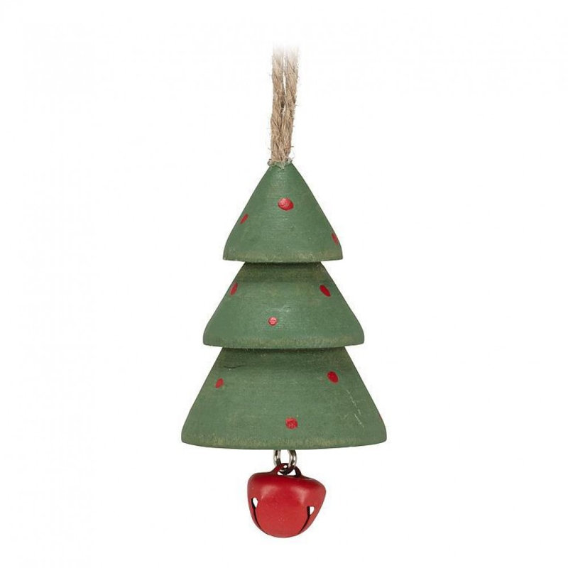 Ornement petit arbre avec cloche