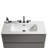White Ceramic Basin, Seamless Integration Glossy