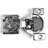 1/2 Overlay 2 Pack 105 Degree Soft Close Face Frame Concealed Hinges