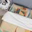 Full Moon Symphony Midcentury Abstract I - Ensemble de housse de couette Abstract - Microfibre de polyester-110397846