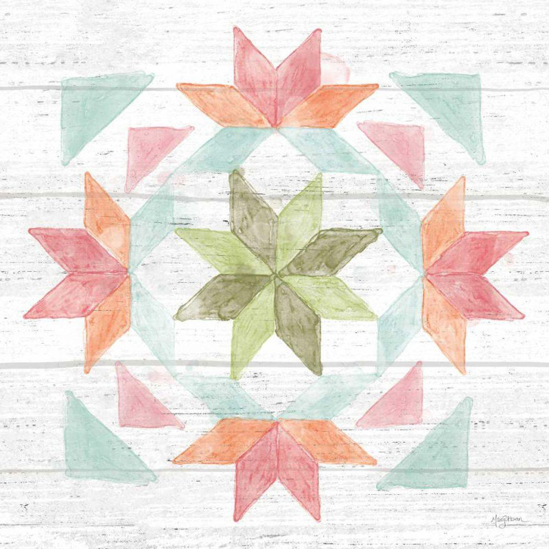 Alcott Hill® Urban, Mary, reproduction d'art sur toile tendue, Pastel Flower Market, H 28 po x l 28 po