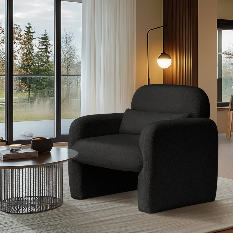 Fauteuil 33,5 po, Ours en peluche noir