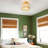 Golden Hallway Light Fixtures Crystal Semi Flush Mount