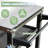 3-Shelf Outdoor Grill Table