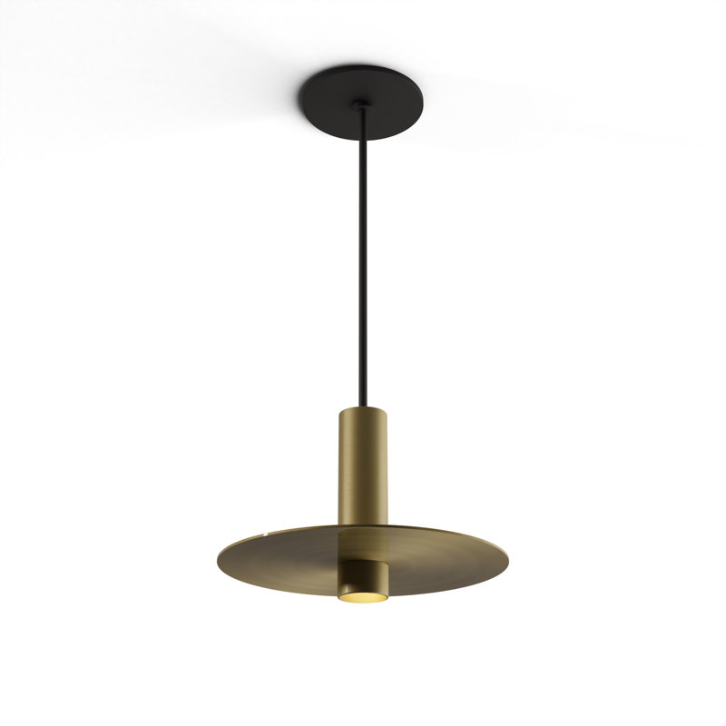 Combi 1 - Light LED Pendant, Brass