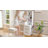 Lilliani Large Vanity, Make up Vanity wirh Drawers & Adjustable Light, White-1165588233