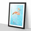 Flamingo Bird - Picture Frame Painting Print-56740049-56740050