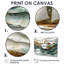 Voilier doré sur l'océan Emerald III - bateau, art mural-504726641-504726642-504726653