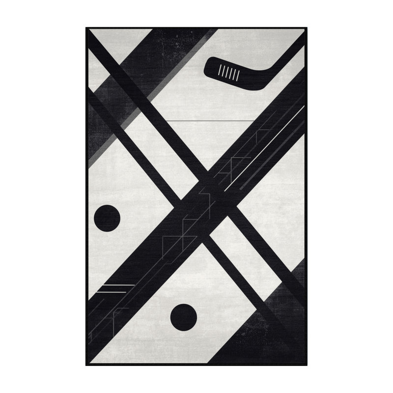 Tapis géométrique moderne et contemporain Soft, 2x5