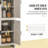 Spacious Freestanding Storage Cabinet,Kitchen Pantry,For Home