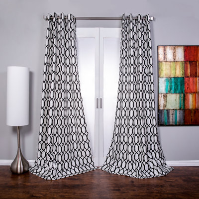 Dandrea Semi Sheer Curtain Single Panel