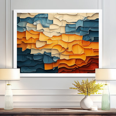Biomorphism Fragments Forms II - Cubism, art mural