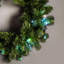 Faux Lighted PVC 21.65cm Christmas Wreath-191715463