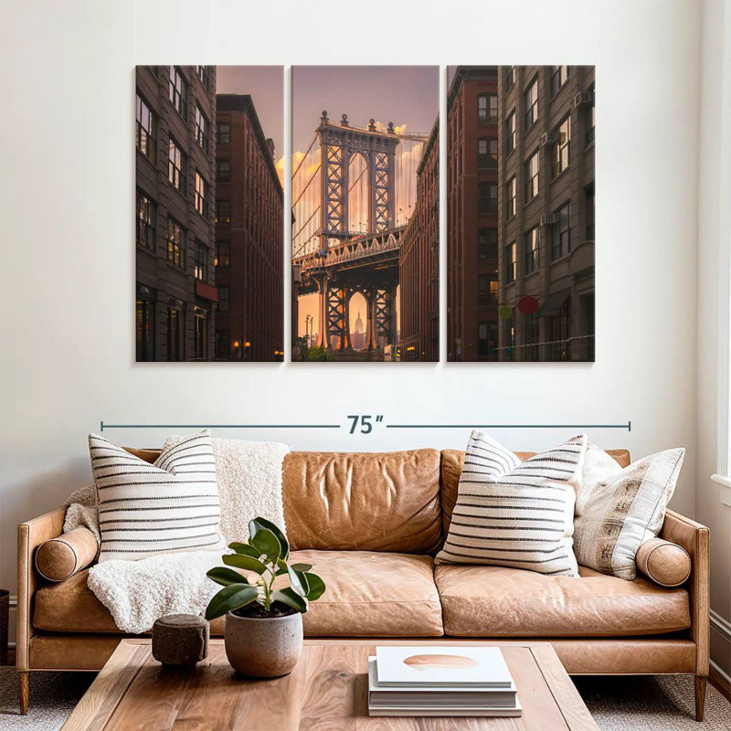 Rorry Iconic Brooklyn Bridge, 42" H x 65" W