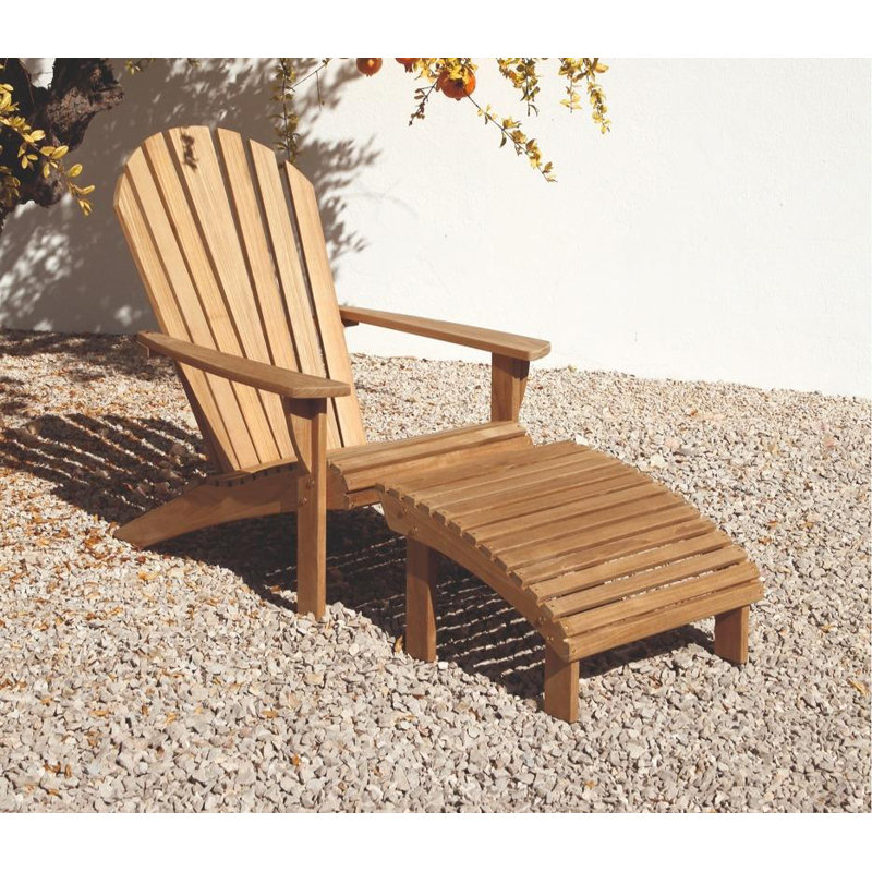 Adirondack Outdoor Teak Ottoman