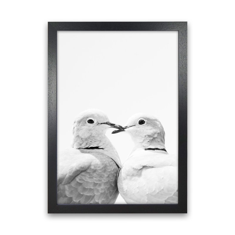 Lovers by Victoria Frost - Print, 34cm H x 25cm W x 3cm D, Black Framed