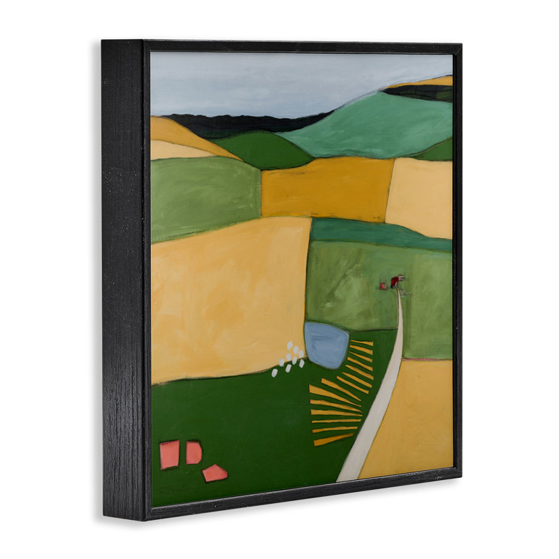 Cultivating Dreams Farmland, giclée encadrée, design par Ruth Fromstein, Giclée encadrée noir minuit, H 12 po x l 12 po