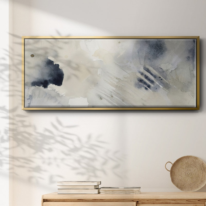 Bergamote séchée dans la brume III - toile encadrée, H 20 po x l 50 po