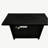 25" H x 42" W steel outdoor fire pit table with lid