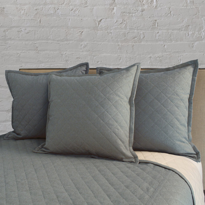 Baby Basket Quilted Coverlet Set, King Coverlet + 3 Euro Shams, Bronze