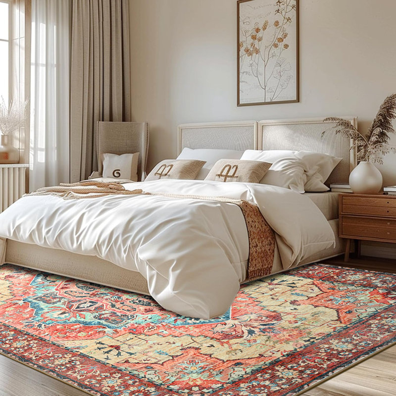 Tapis de salon Straub Large Tranditional Rugs, Rectangle 4pi x 6 pi