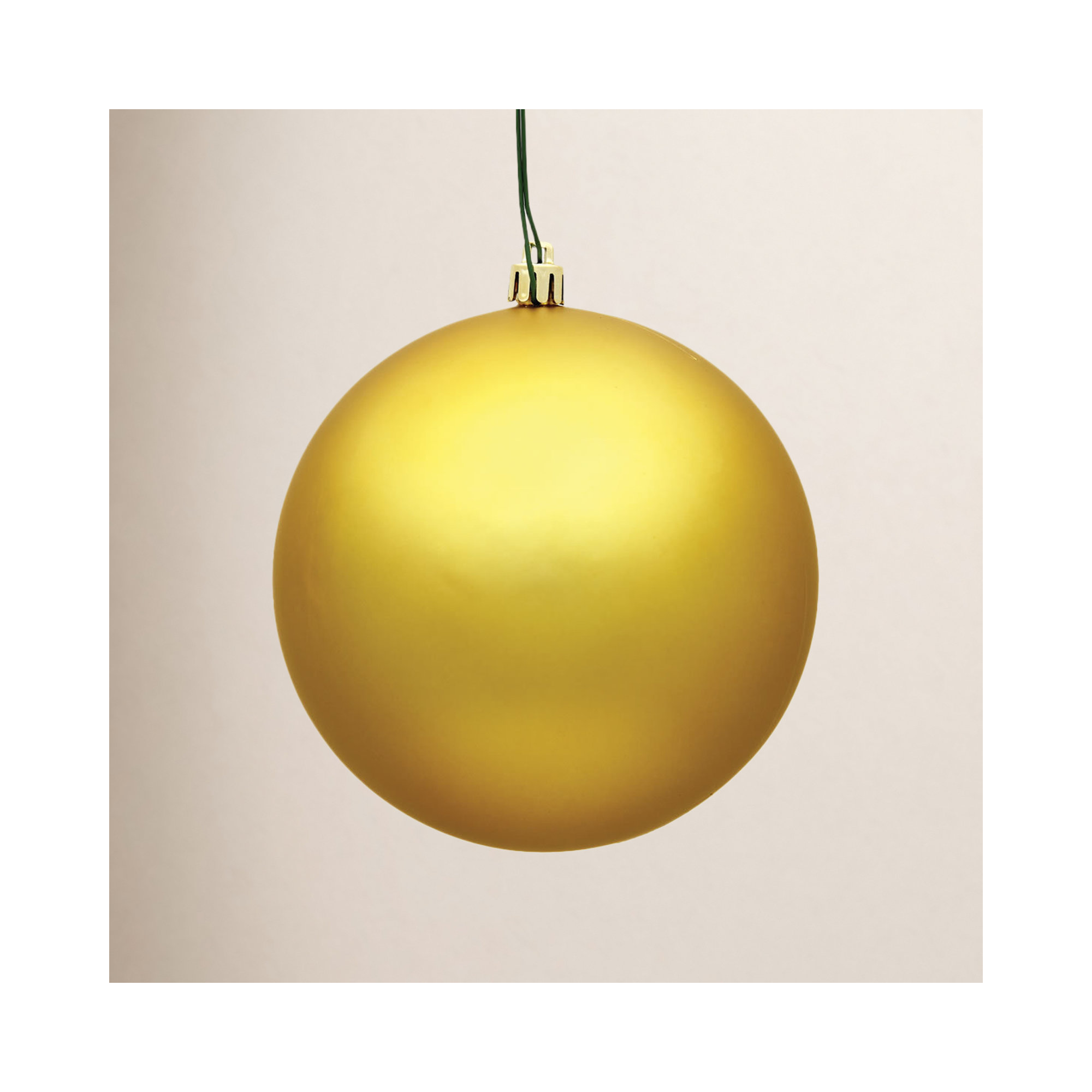 Holiday Décor Ball Ornament, Honey Gold