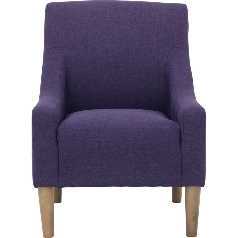 Shea Fabric Upholstered Armchair, Jitterbug Eggplant