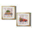Classic Auto Christmas I - ensemble de 2 reproductions d'art encadrées-1462217761-1462217766-1462217755