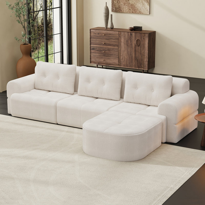 Canapé modulaire Boneless, Beige