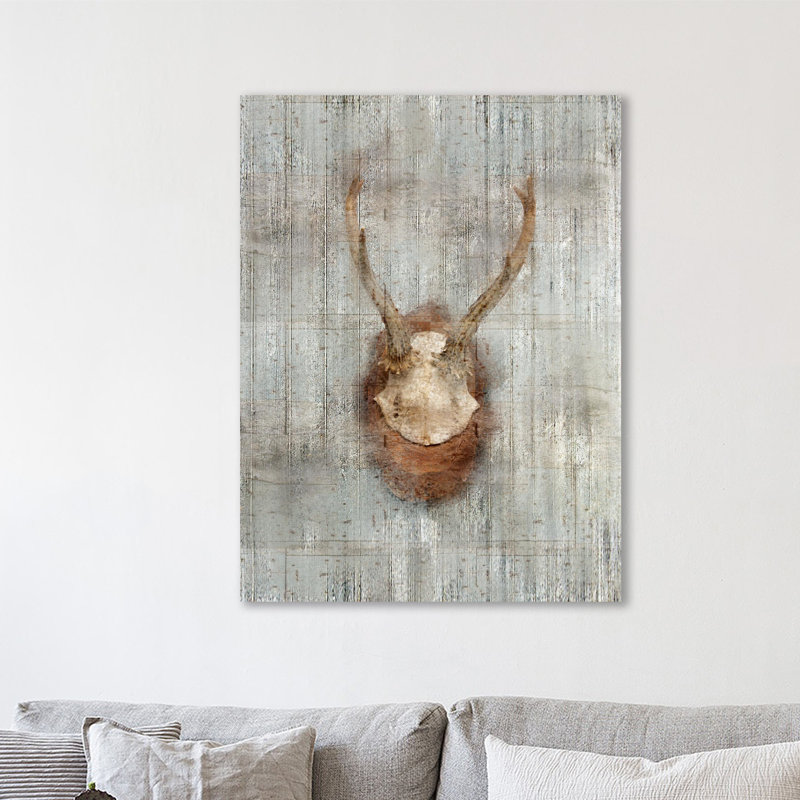 Antlers 1 by Kimberly Allen - Wrapped Canvas Print, 102cm H x 76cm W x 4cm D