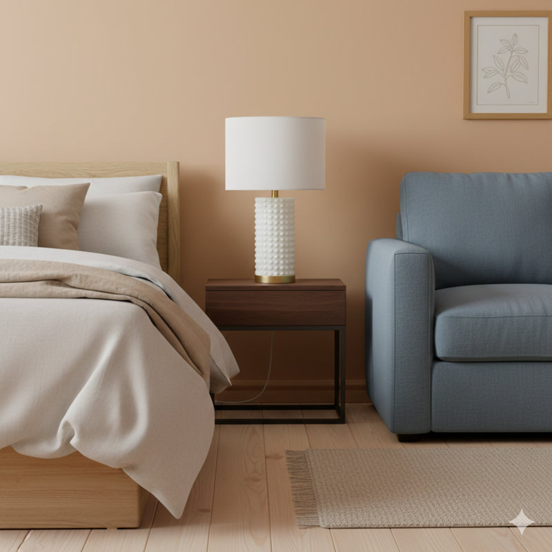 Textured Dot Table Lamp