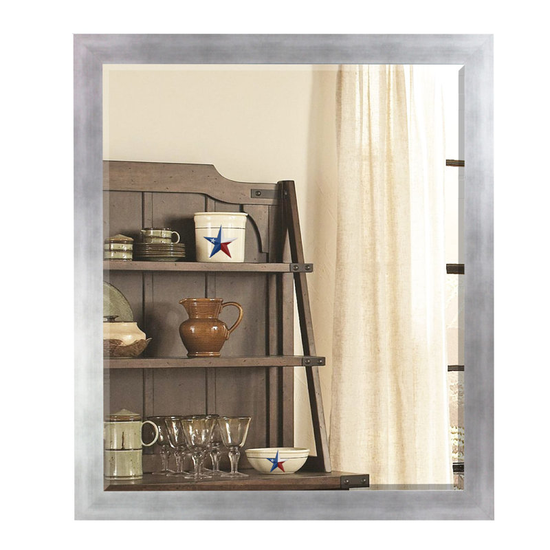 Flat Wall Mirror, 35.5" H x 35.5" W