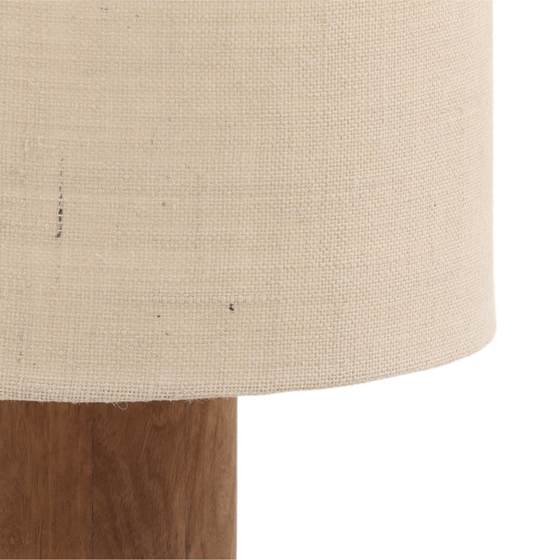 Anwen 24" Tall Table Lamp with Jute Shade, Medium Brown
