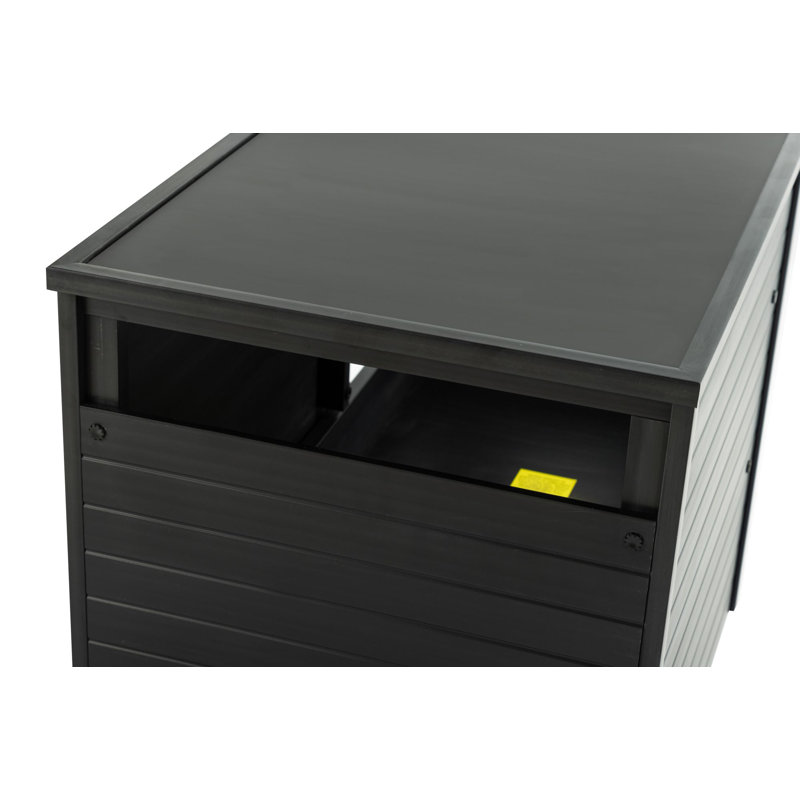 ECOFLEX® Freedom Litter Loo® Litter Box Enclosure and End Table, Black