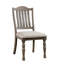 Chaises d'appoint de style transitionnel 2 pièces